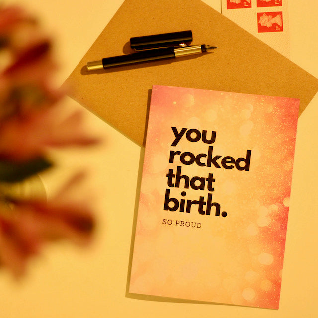 you rocked that birth